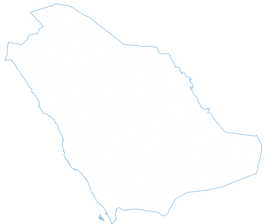 Map of Saudi Arabia